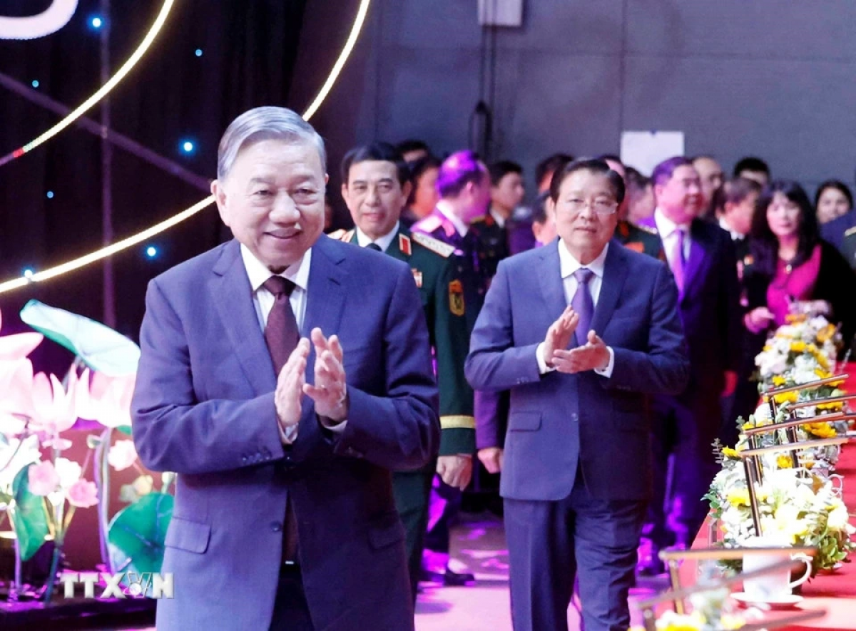 Tổng Bí thư Tô Lâm nkhôm giải A an 5 nău nchih dŭt uĕh blău rơh tâm rlong 