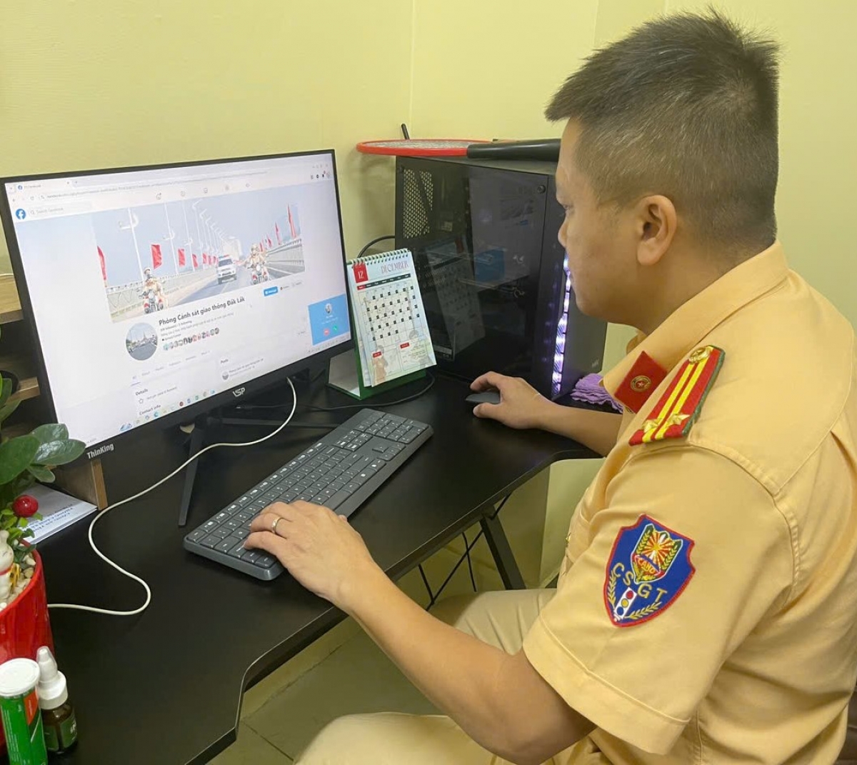 Kong an Dak Lak hiăng xúa ai pơxúa fanpage vâ hnê ‘na luât