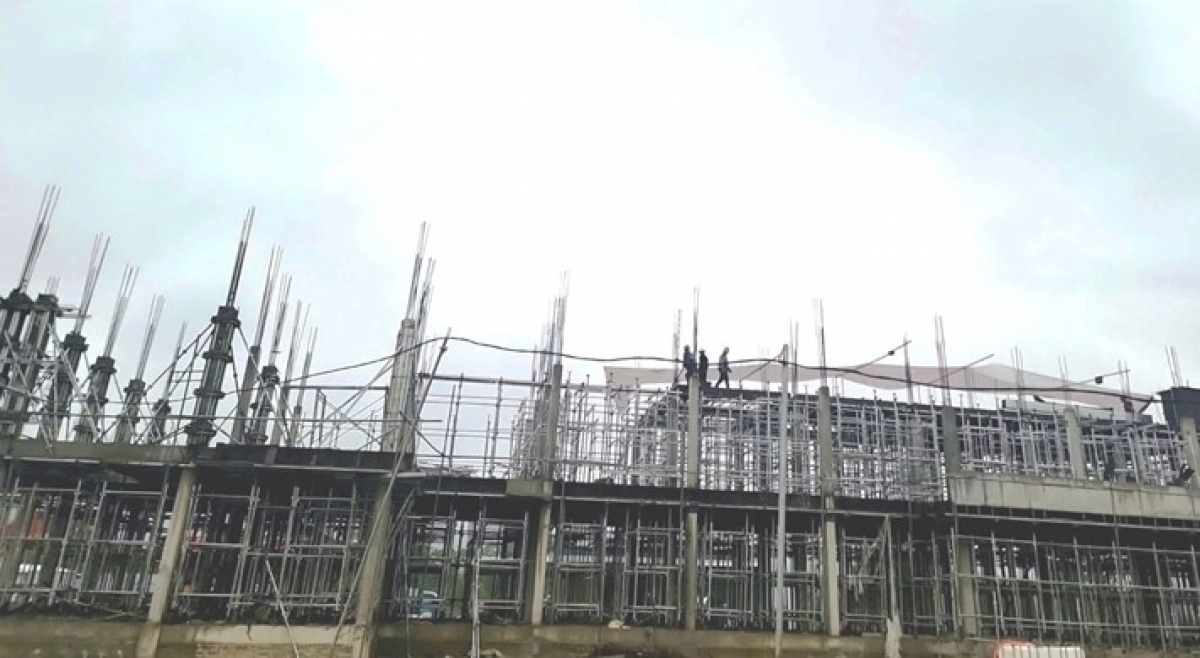 Dự án xây dựng trường phổ thông nội trú liên cấp tiểu học - trung học cơ sở đang được triển khai tại các xã A Lưới.