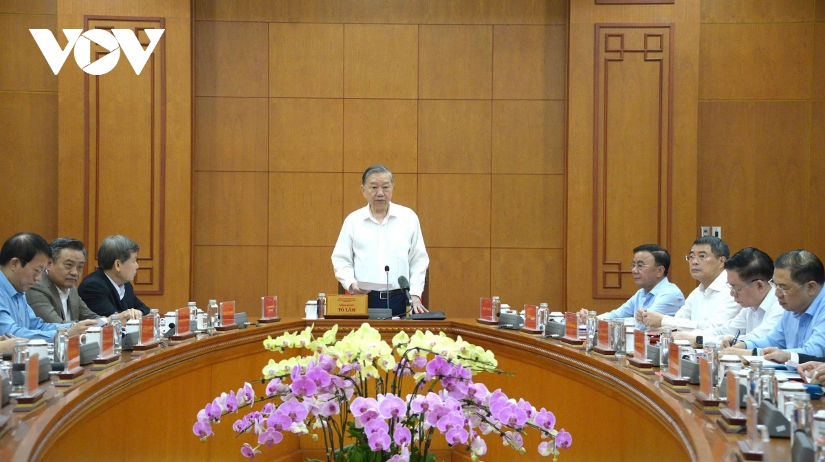 Tổng Bí thư Tô Lâm chủ trì cuộc họp của Ban chỉ đạo phòng, chống tham nhũng.