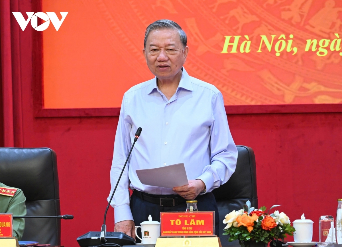 Tổng Bí thư phát biểu chỉ đạo