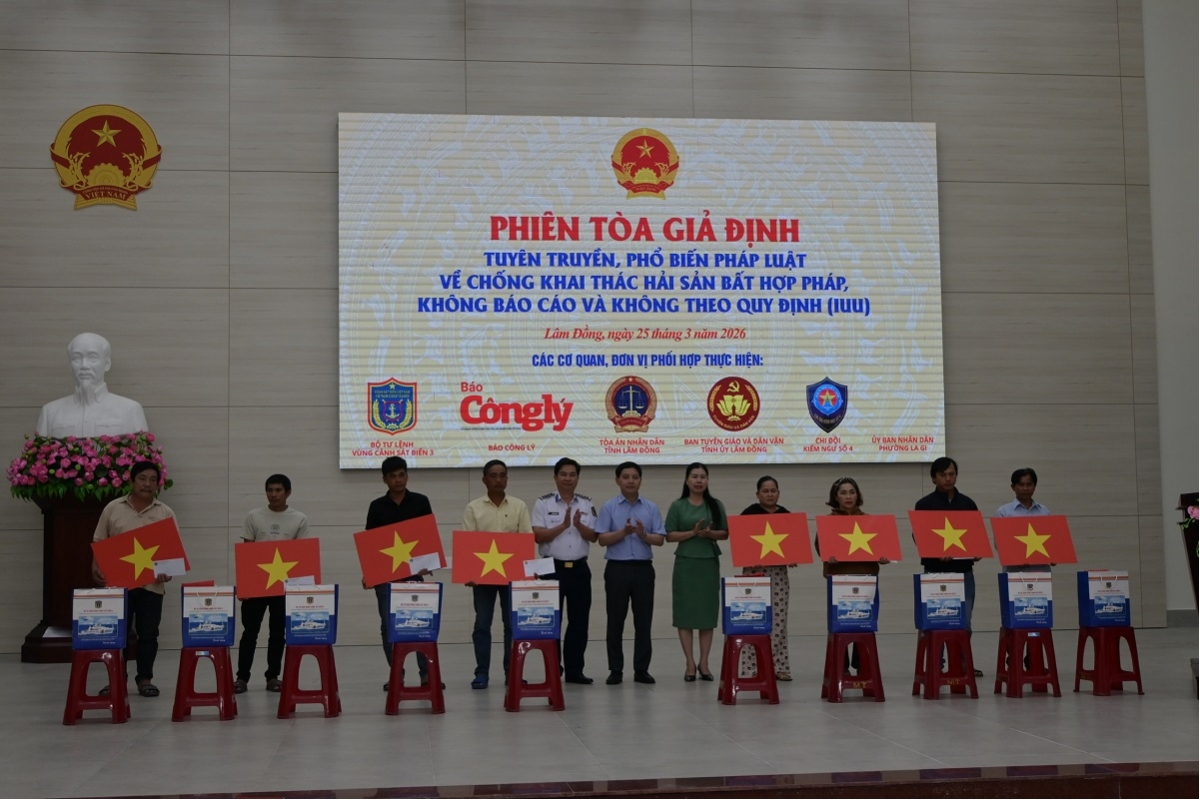 Roh tơleăng mơnúa pơtâng tối hbrâ mơdât tơnăng ká ôh tá tro luât IUU a Lâm Đồng