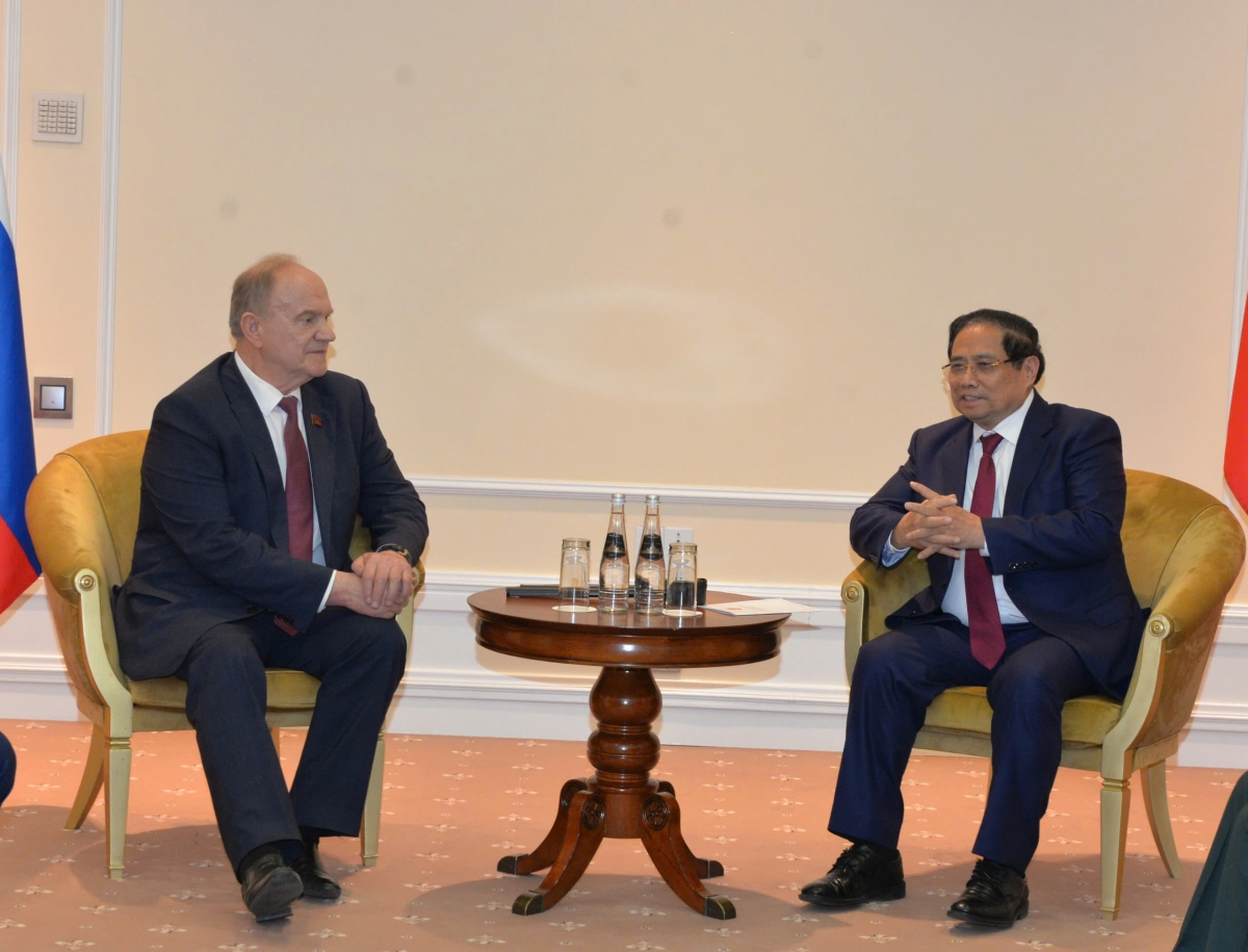 Thủ tướng Phạm Minh Chính n’hanh Kruanh Đảng cộng sản Liên Bang Nga Ziuganov
 