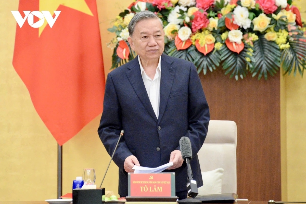 Tổng Bí thư phát biểu tại hội nghị