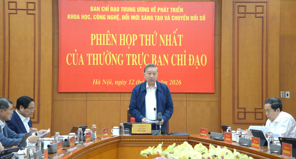 Tổng Ƀí thư ồng Tô Lâm đơng lam dar pơrjum