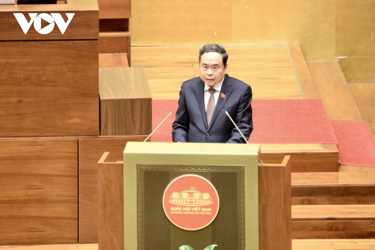 Chủ tịch Quốc hội Trần Thanh Mẫn phát biểu bế mạc kỳ họp 