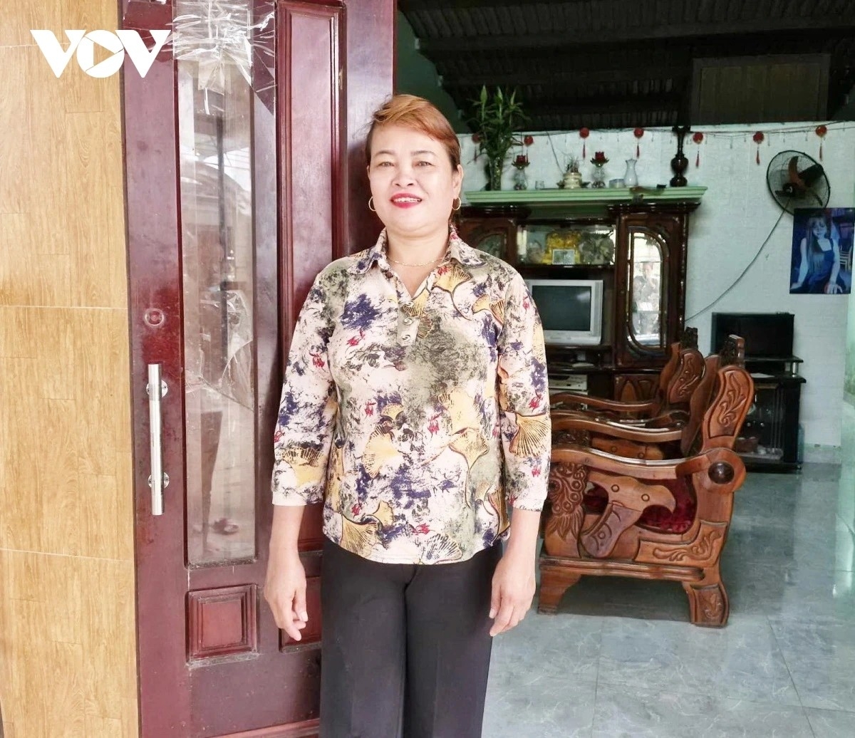 Bà Trịnh Thị Nga có 2 con đi xuất khẩu lao động ở Nhật Bản