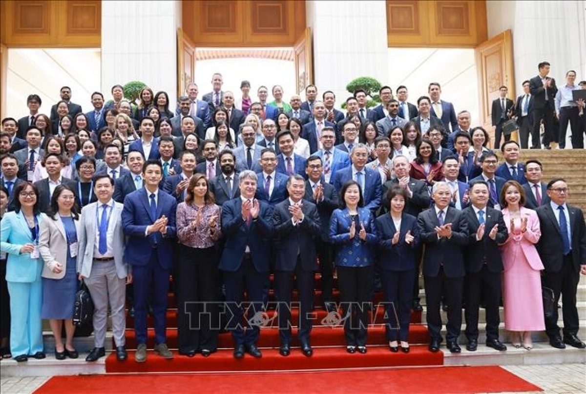 Thu tuong Lê Minh Hưng ngak gruk haong kapul ngak mbang pablei salih dang akaok di negar My
