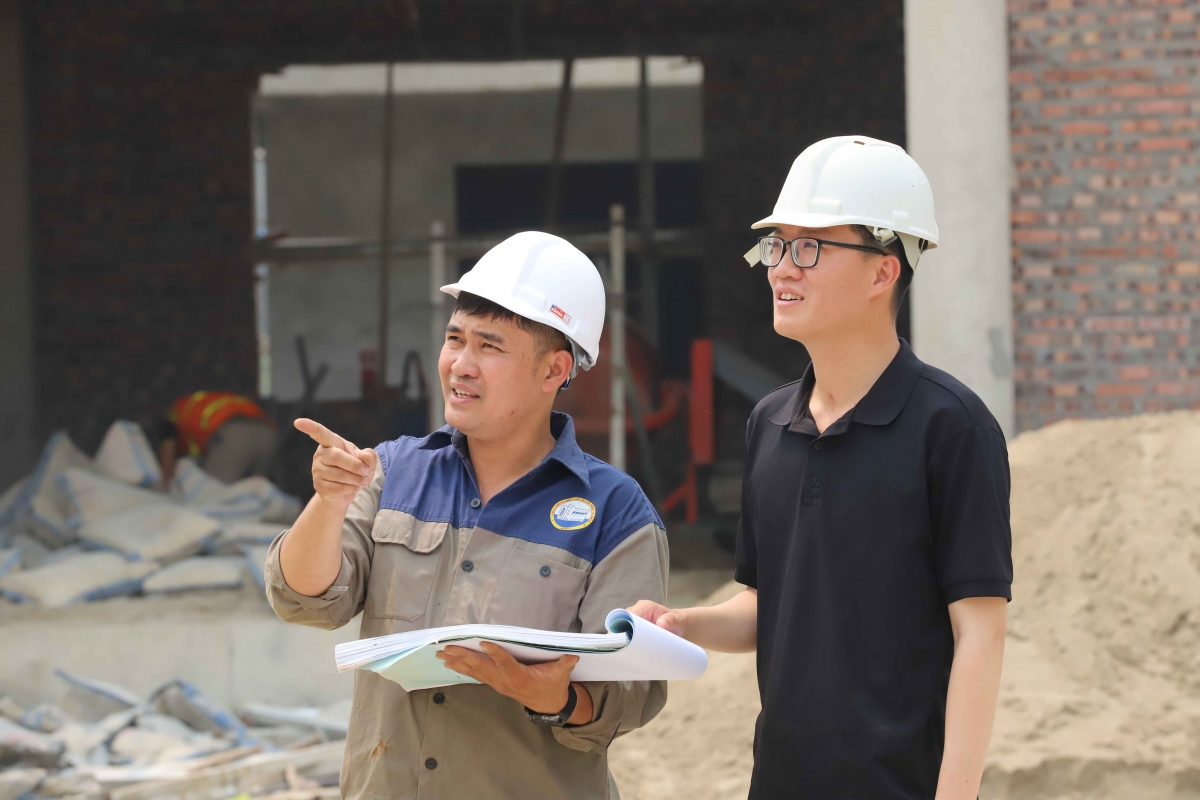 Chủ đầu tư công trình và nhà thầu đôn đốc, kiểm tra, tháo gỡ khó khăn, đảm bảo tiến độ và chất lượng công trình