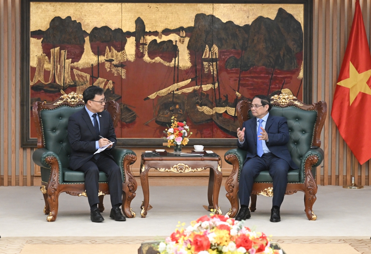 -Khua knŭk kna Phạm Minh Chính lehanăn Pô bi ala Dhŭng Korea ti  Việt Nam