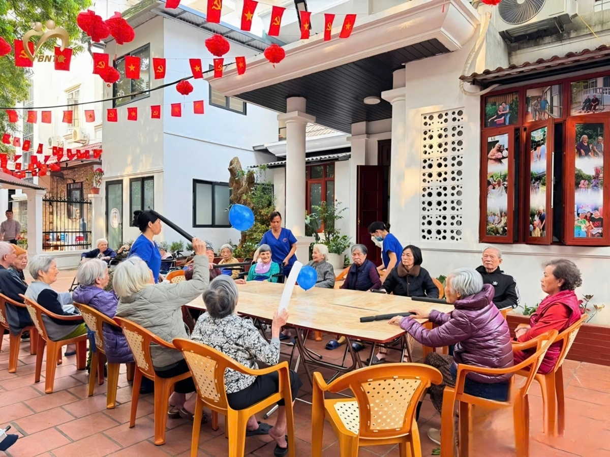 Người cao tuổi tại Trung tâm chăm sóc Người cao tuổi Bách Niên Thiên Đức. Ảnh minh họa: qdnd.vn