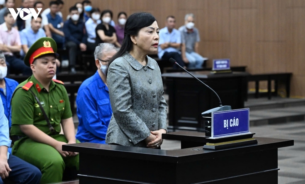 Cựu Bộ trưởng Nguyễn Thị Kim Tiến tại phiên tòa