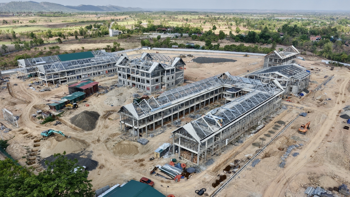 Giai đoạn 2025-2030, Đắk Lắk được Đảng, Nhà nước đầu tư hơn 485 tỷ đồng để xây dựng 5 trường phổ thông dân tộc nội trú liên cấp. Ảnh: Hương Lý