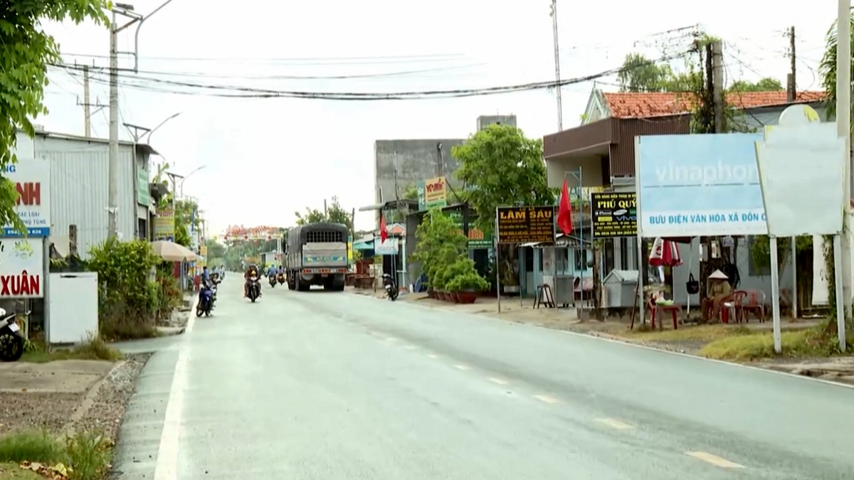 Vùng quê Đôn Châu hôm nay. Ảnh: Thạch Trà Vinh/VOV ĐBSCL
