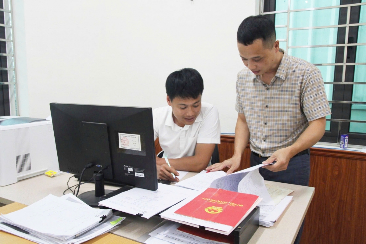 Thực hiện rà soát, cập nhật và chuẩn hóa dữ liệu hồ sơ địa chính (Ảnh: Thanh Thủy)