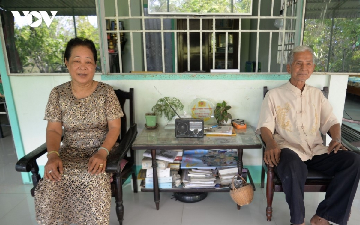 Gia đình ông Thạch Nhứt là một trong những gia đình tiêu biểu trong đồng bào Khmer ở xã Ngãi Tứ.
