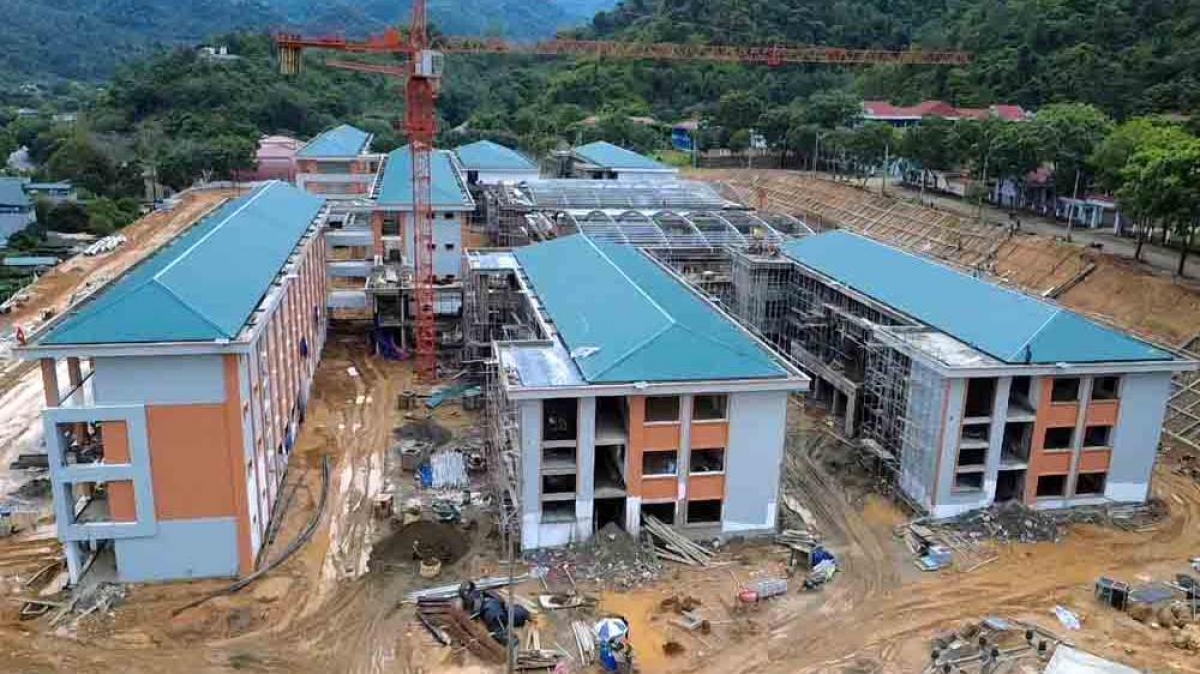 Các ngôi trường nội trú liên cấp được hình thành, mở ra cánh cửa tri thức cho đồng bào vùng biên.
Ảnh: Khắc Kiên/VOV Tây Bắc