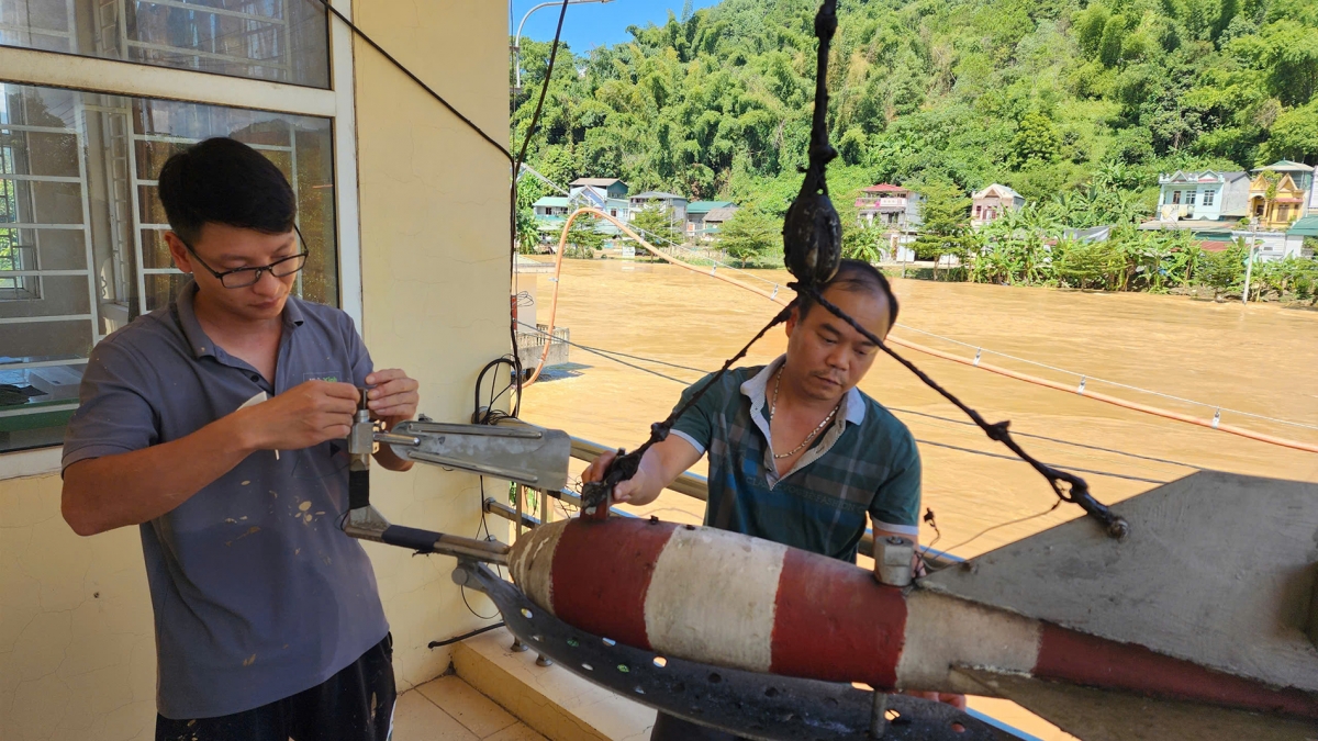 Cùng với các giải pháp công trình, Cao Bằng tập trung nâng cao năng lực dự báo, cảnh báo sớm để người dân và chính quyền cơ sở có thêm thời gian chuẩn bị, giảm thiểu thiệt hại khi thiên tai xảy ra. Ảnh: Duy Thái
