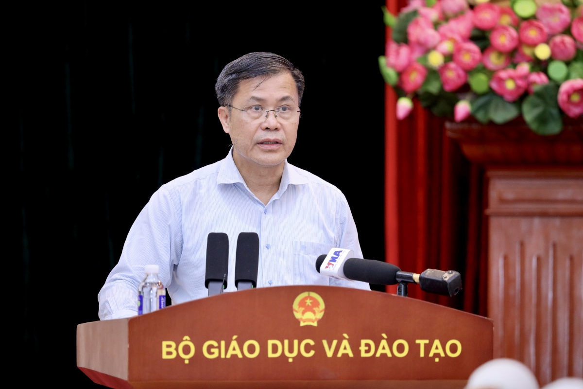 Ông Lê Mỹ Phong - Phó Cục trưởng Cục Quản lý chất lượng - Ảnh: Bộ GD - ĐT