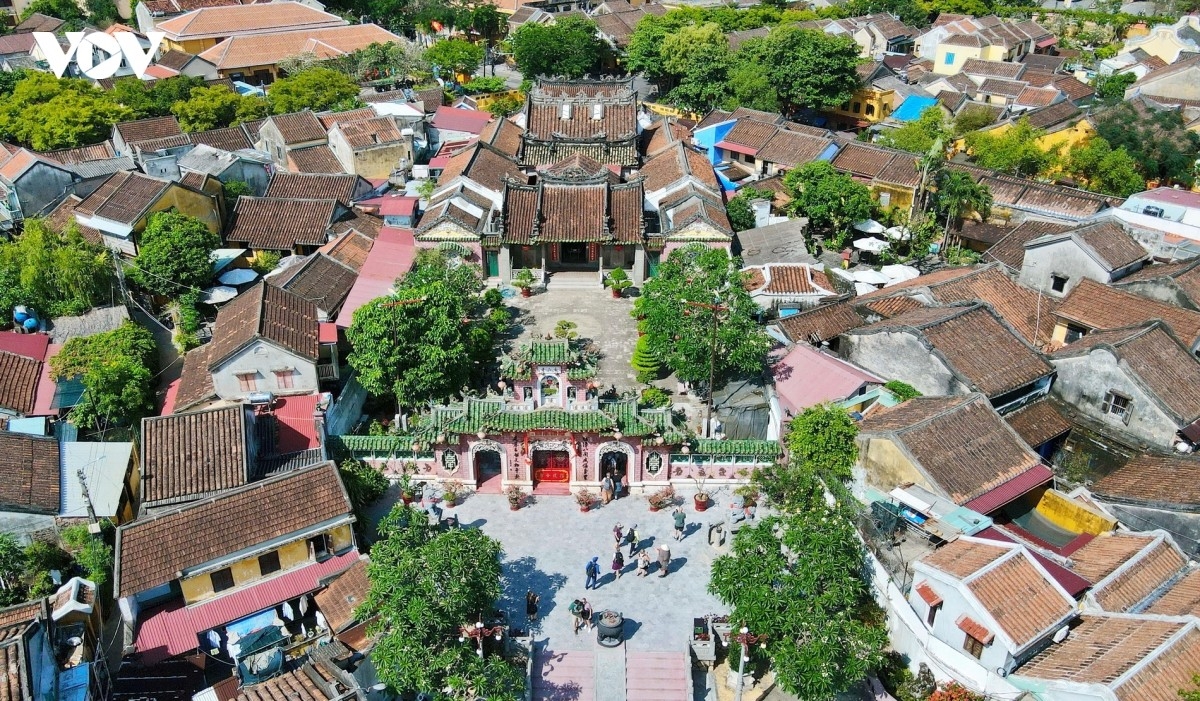 Phố cổ Hội An nhìn từ trên cao
