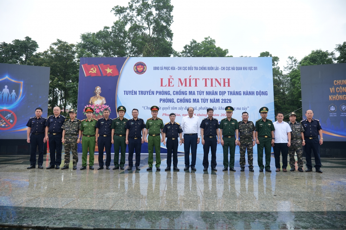 Phòng, chống ma túy là nhiệm vụ của toàn hệ thống chính trị - Ảnh: Cục Hải quan.
