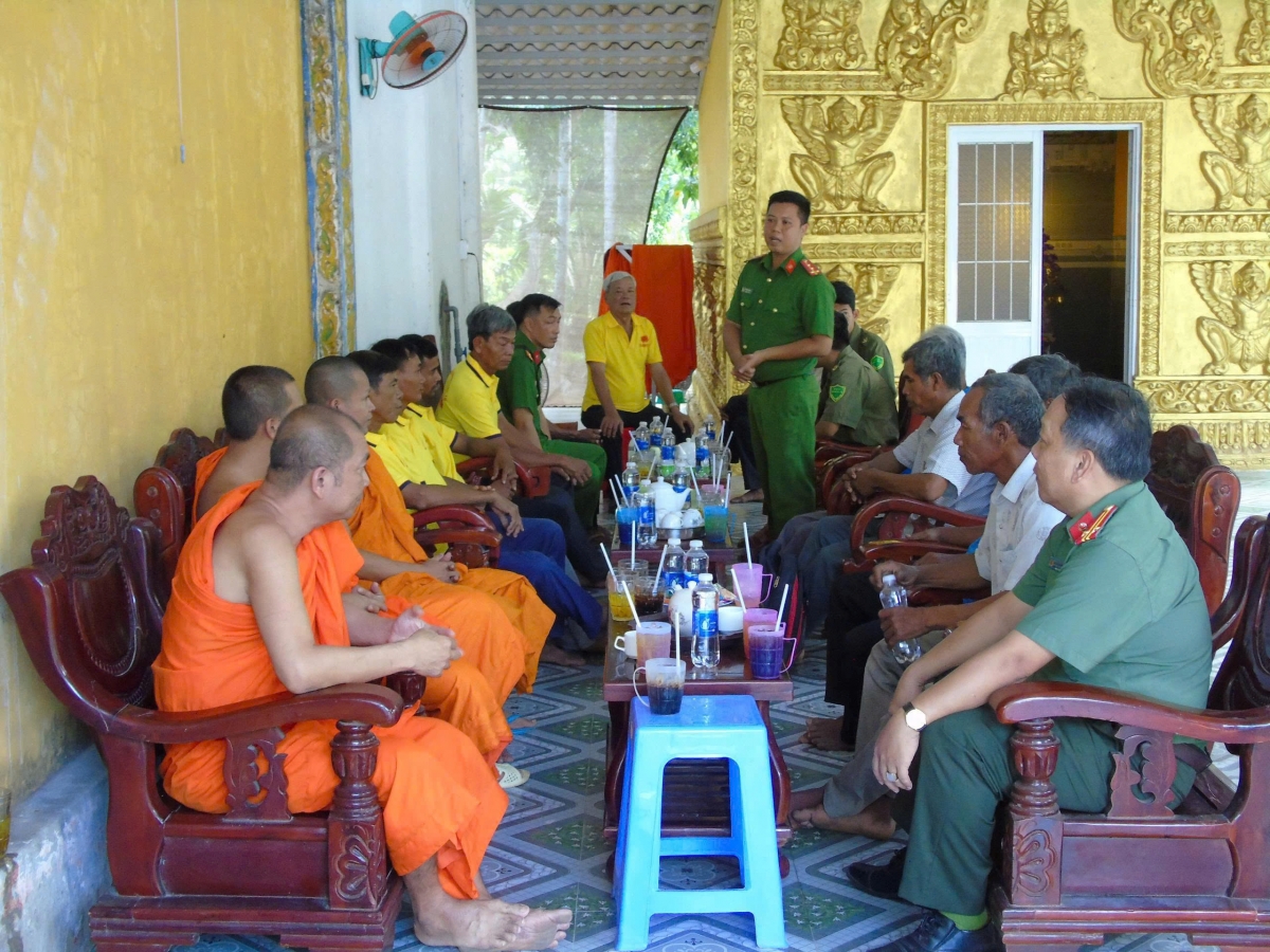 Mô hình “Sư sãi và Phật tử tham gia phòng, chống tội phạm, bảo đảm an ninh trật tự” đã lan tỏa thành sức mạnh của cả cộng đồng