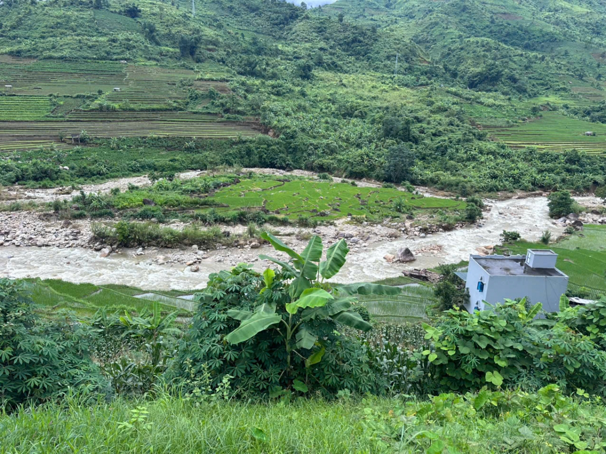 Căn nhà gia đình ông Lý Vần Quang ở xã Khổng Lào, Lai Châu trước khi mưa lũ xảy ra. Ảnh: Thu Thùy-TTTB