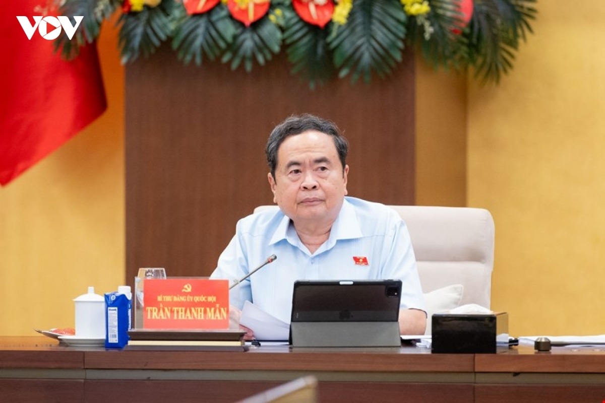 Bí thư Đảng ủy Quốc hội, Chủ tịch Quốc hội Trần Thanh Mẫn