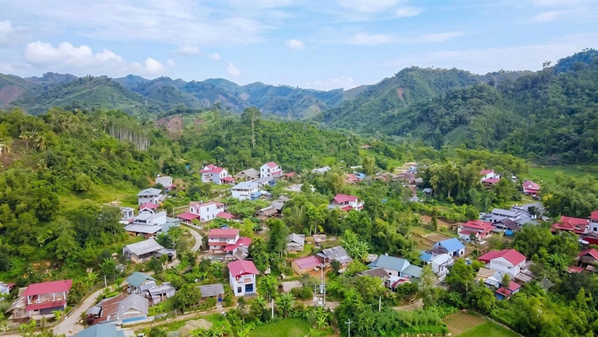 Kinh tế rừng phát triển góp phần thay đổi diện mạo nông thôn vùng núi Yên Phong. Ảnh: Công Luận.