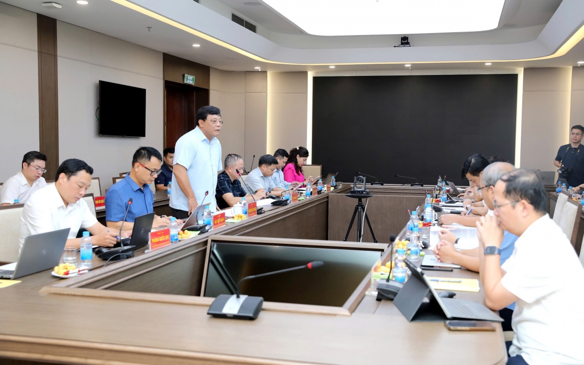 Đoàn công tác làm việc với tỉnh Lào Cai (Ảnh: Thừa Xuân)