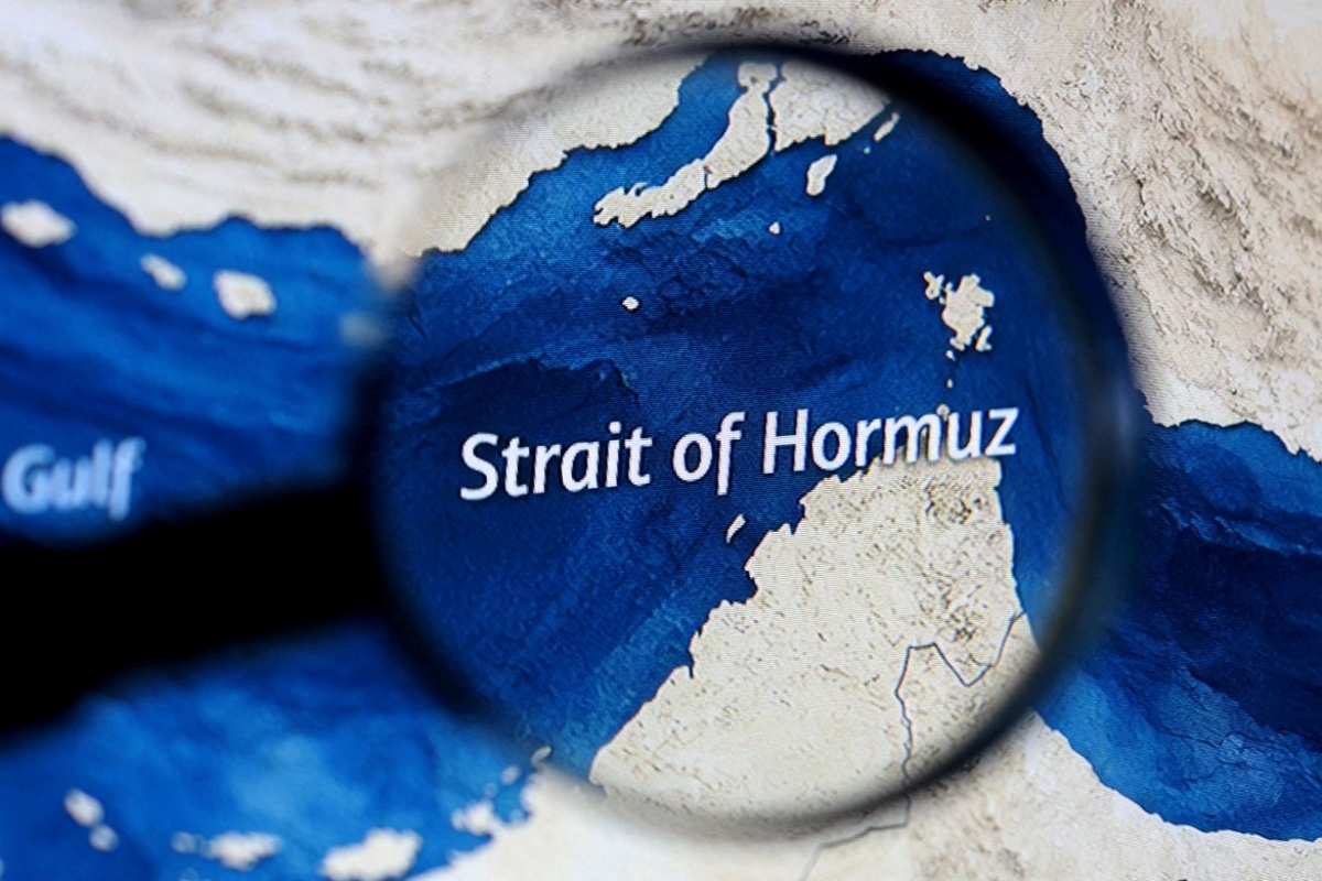Bản đồ khu vực eo biển Hormuz. Ảnh tư liệu: Reuters