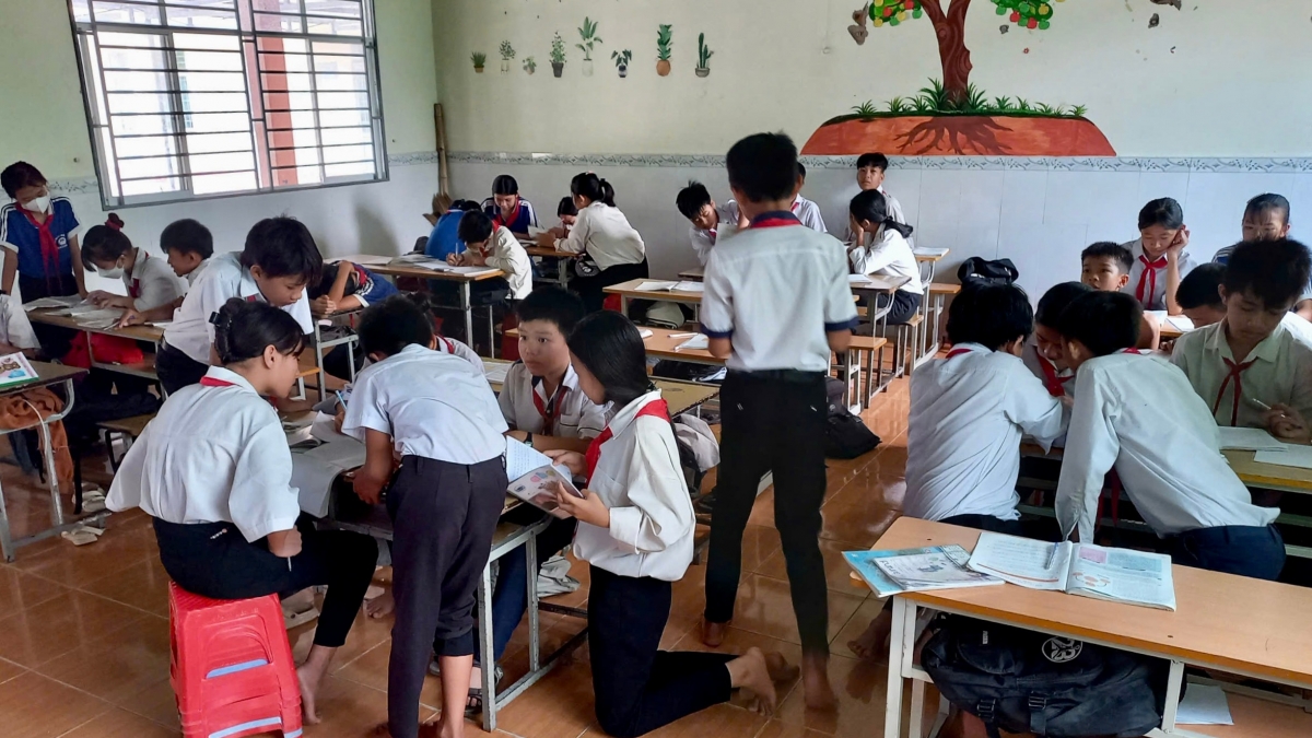 Khoảng 1.200 học sinh (từ lớp 4 trở lên) của 3 trường nội trú ở Đắk Lắk trong năm học 2026–2027 sẽ ở nội trú. Ảnh: Tuấn Long