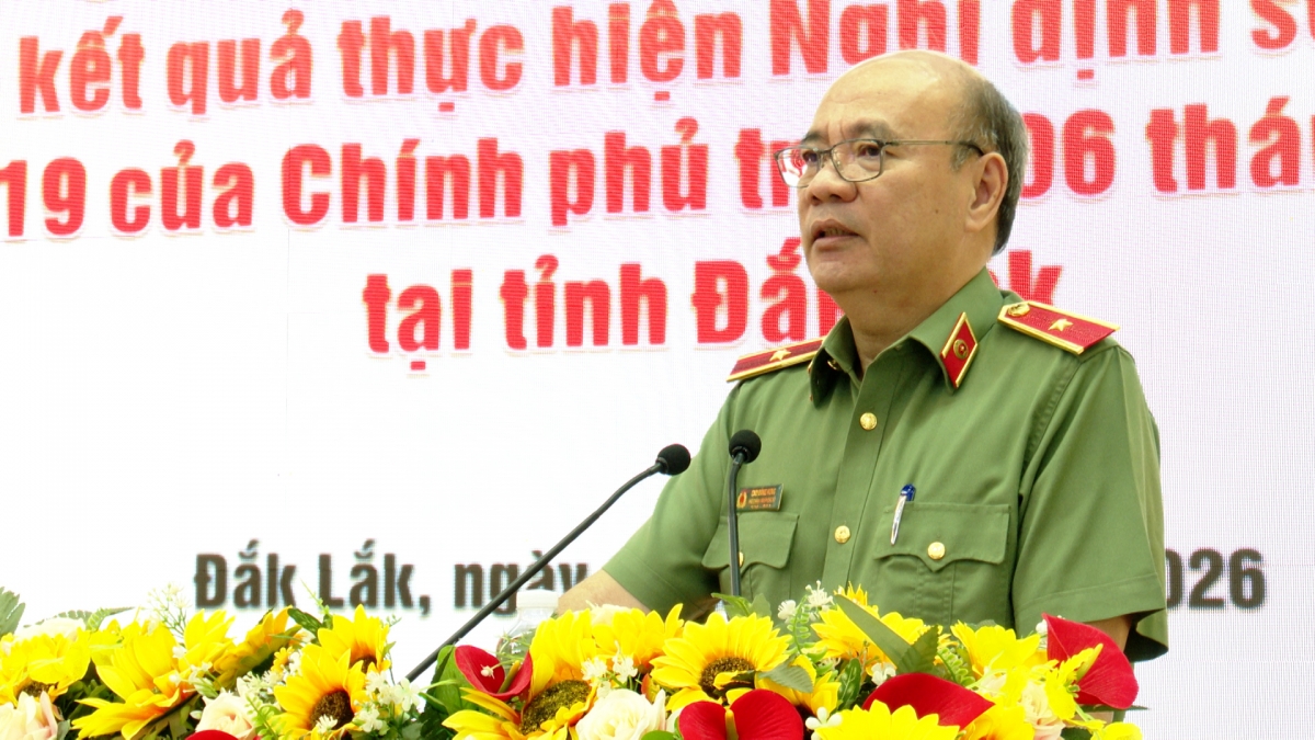 Thiếu tướng ồng Cao Đăng Hưng - Phó Lam bồ Cơldŭ lơh broă Ƀộ Kwang àng đơs pơn dut dơ̆ lơh broă