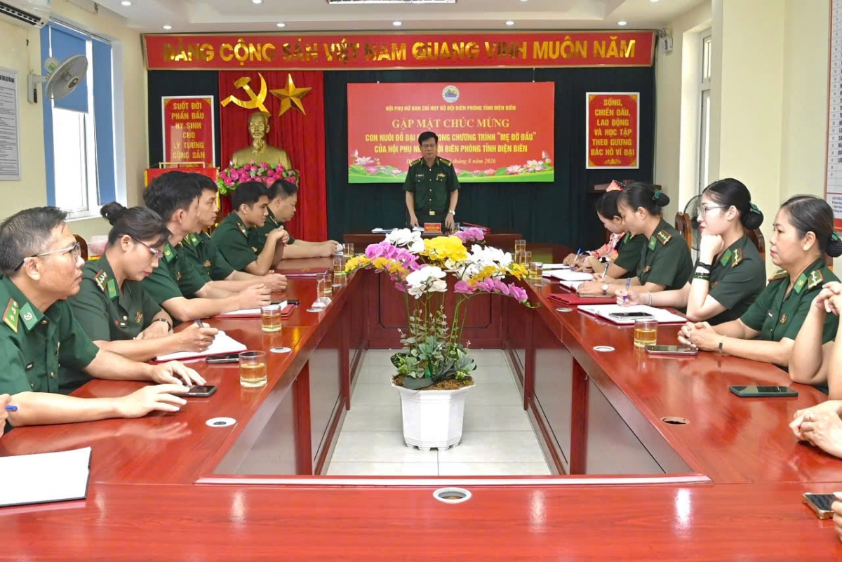 Toàn cảnh buổi gặp mặt (Ảnh:  Quàng Quân- BCH BP Điện Biên)