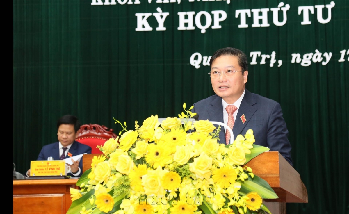 Chủ tịch UBND tỉnh Quảng Trị Lê Hồng Vinh. Ảnh: Tá Chuyên – TTXVN
