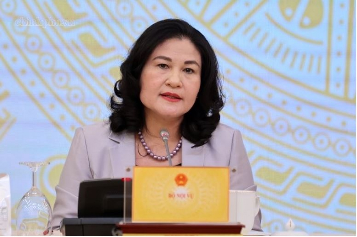 
Phŏ Kơdră Anih tơm Nội vụ Nguyễn Thị Hà tơl nơ̆r găh tơmơ̆t hơdai pơlei, kueng kơphô̆ lơ̆m teh đak (Rup: VGP)