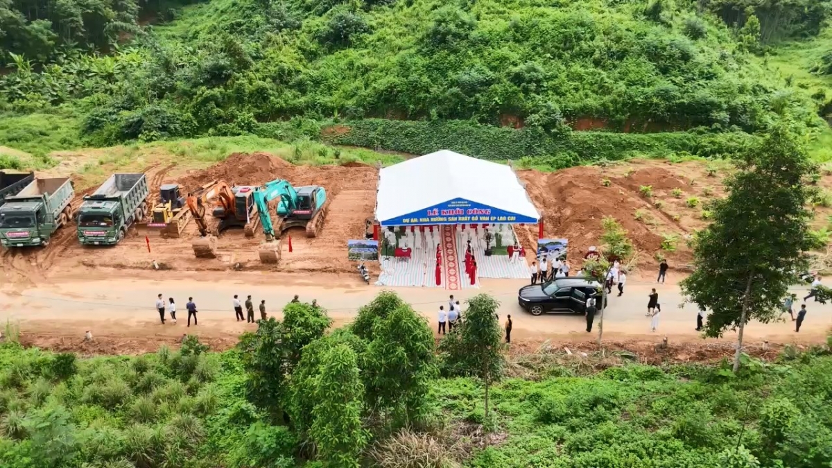 Dự án hoàn thành sẽ mở ra cơ hội việc làm cho hàng trăm lao động địa phương. Ảnh: An Kiên/VOV Tây Bắc