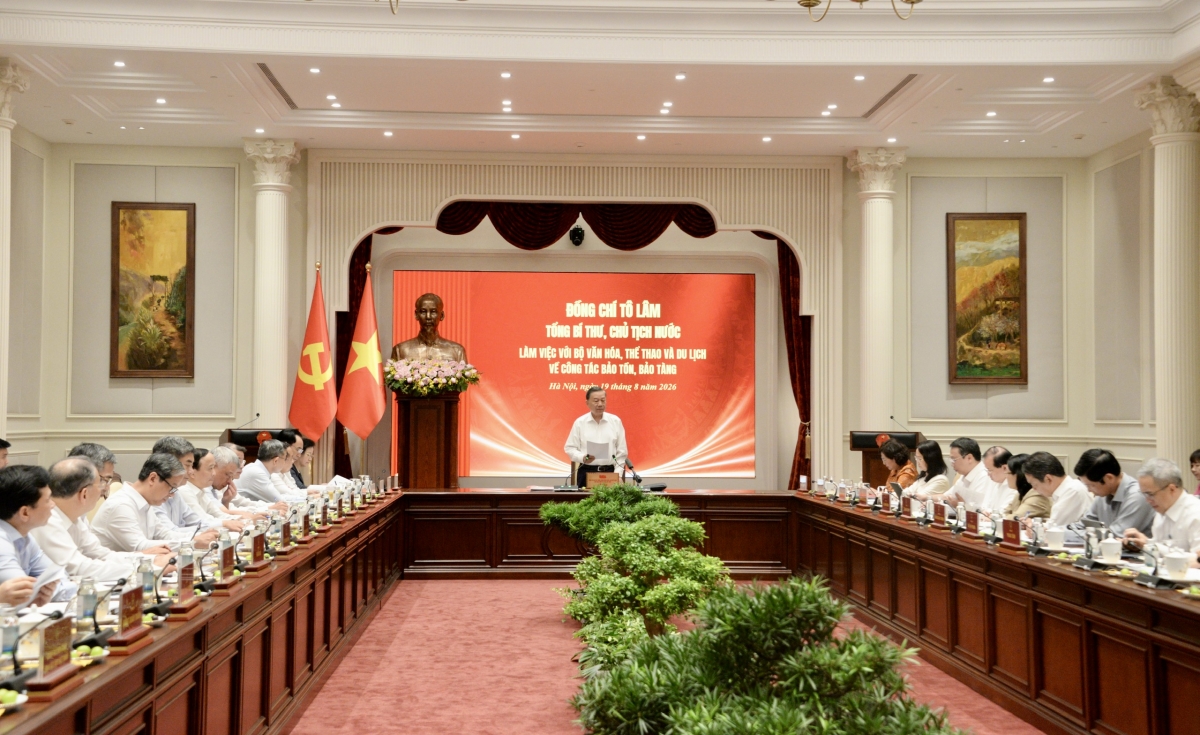 Tổng Bí thư, Kruanh dak Tô Lâm pah kan đah Bộ Văn hóa, Thể thao n’hanh Pâl nđaih mpeh pah kan mât ndray, bảo tàng