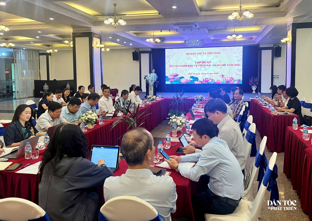 Lớp tập huấn diễn ra trong 02 ngày (07 - 08/8/2026) với 5 chuyên đề nghiệp vụ trọng tâm. Ảnh: Hồng Quân