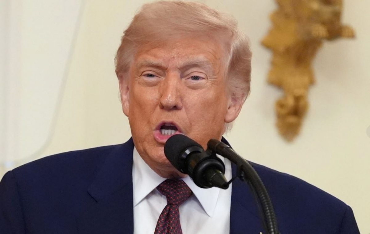 Tổng thống Trump. Ảnh: AP