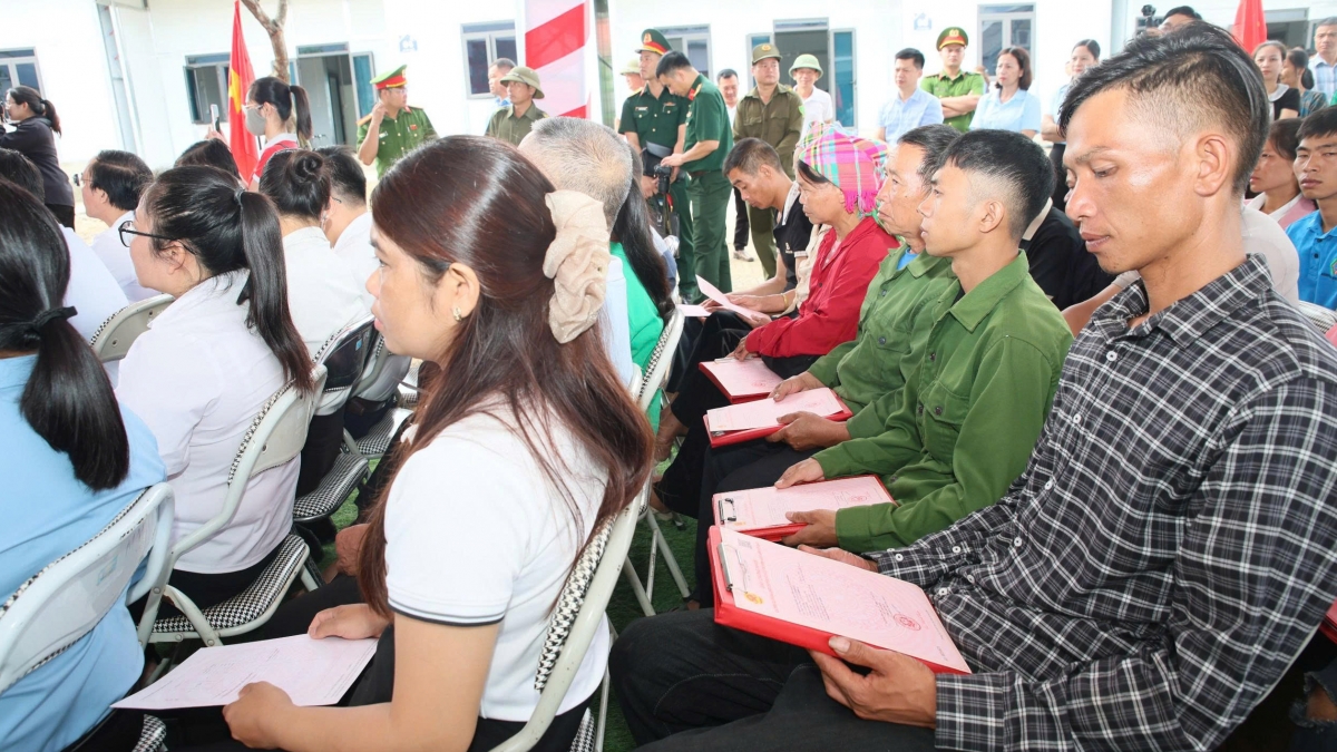 Sau mất mát, người dân vùng lũ Mường Than đã có nhà mới để ở. Ảnh: Khắc Kiên/VOV Tây Bắc