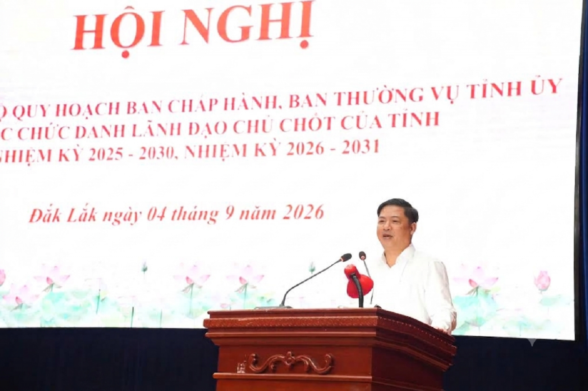 Bí thư Đảng dêh char Đắk Lắk Lương Nguyễn Minh Triết pơma tơ̆ hop akŏm