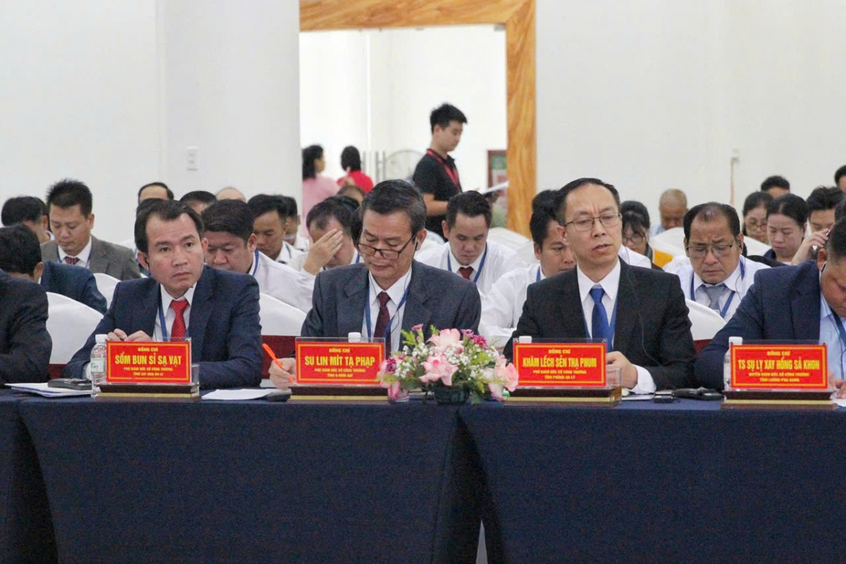 Hội nghị có sự tham dự của nhiều cơ quan quản lý, tổ chức xúc tiến thương mại, hiệp hội, doanh nghiệp khu vực miền Bắc cùng các đoàn đại biểu đến từ 6 tỉnh Bắc Lào và tỉnh Vân Nam, Trung Quốc. (Ảnh: Vũ Lợi)