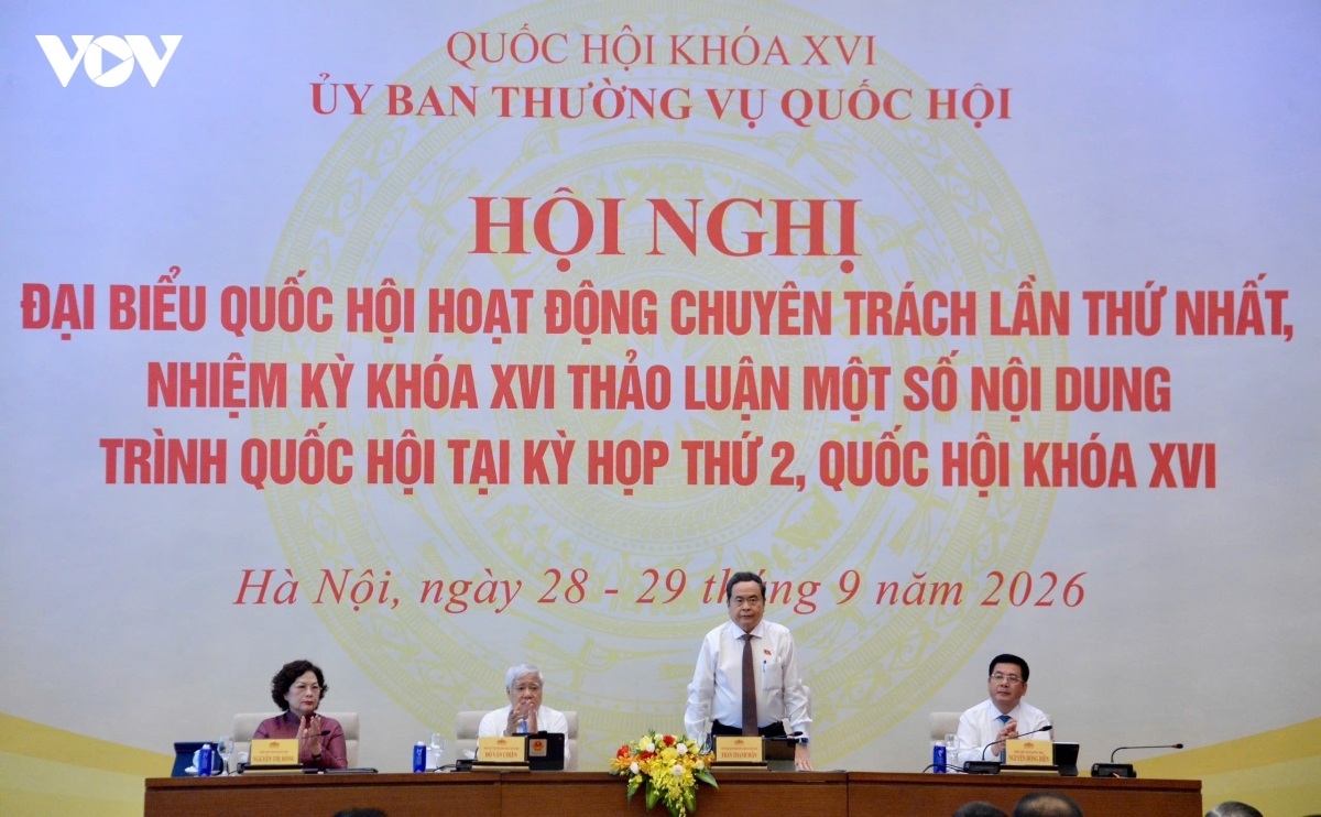 Chủ tịch Quốc hội Trần Thanh Mẫn chủ trì Hội nghị.