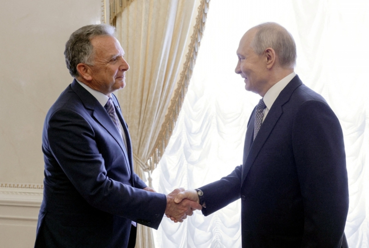 Đặc phái viên Steve Witkoff của Tổng thống Mỹ Donald Trump gặp Tổng thống Nga Vladimir Putin tại St. Petersburg ngày 21.10