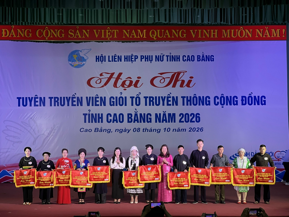 Thông qua Hội thi, những vấn đề về bình đẳng giới, phòng, chống bạo lực gia đình, bảo vệ phụ nữ, trẻ em và các vấn đề xã hội được chuyển tải bằng hình thức sân khấu hóa sinh động(Ảnh: Duy Thái)