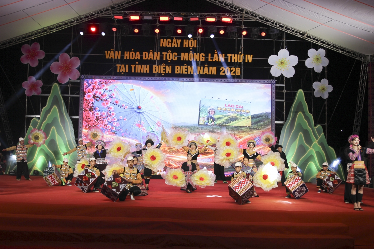 Ngày hội Văn hóa dân tộc Mông lần thứ IV, năm 2026 bế mạc sau những ngày diễn ra sôi nổi (Ảnh: Vũ Lợi)