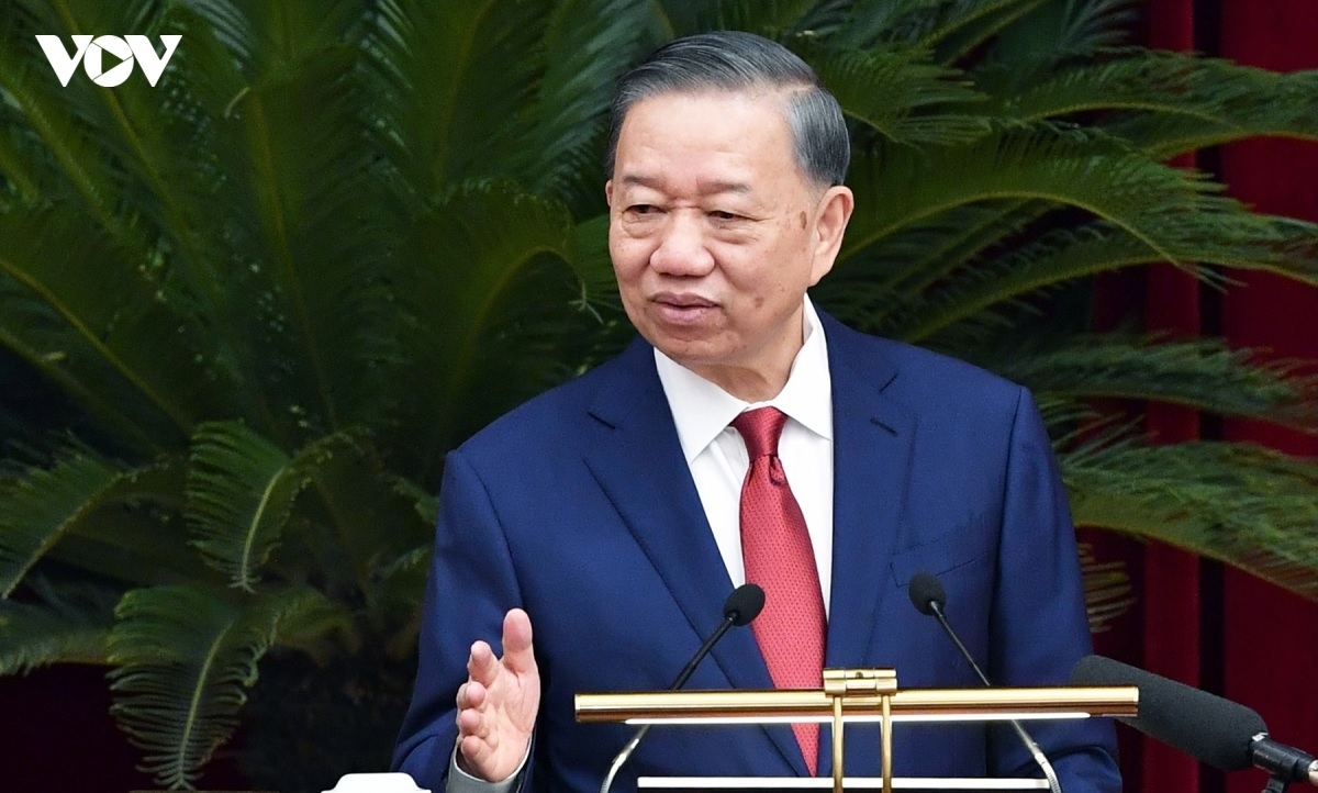 
Tổng Bí thư, Kơdră teh đak bơ̆n Tô Lâm pơma ah hop akŏm