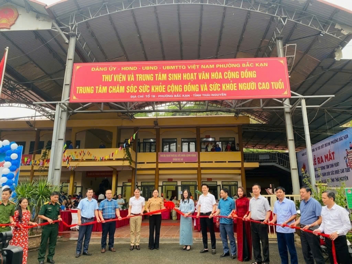 Ra mắt mô hình Trung tâm sinh hoạt cộng đồng và chăm sóc sức khoẻ tại phường Bắc Kạn (Ảnh: Công Luận- Thuý Kiều)