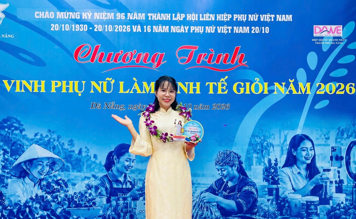 Chị Phạm Thị Duy Mỹ ở xã Duy Xuyên, TP. Đà Nẵng.(Ảnh: Tuyết Lê)